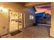 View of backyard patio with kitchen access at 2042 E Victor Rd Rd, Gilbert, AZ 85296
