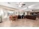 Casual breakfast area with wood table and chairs at 2042 E Victor Rd Rd, Gilbert, AZ 85296