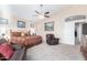 Main bedroom with plush carpet and relaxing sitting area at 2042 E Victor Rd Rd, Gilbert, AZ 85296