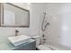 Clean bathroom with updated vanity and bathtub at 2380 W Megan St, Chandler, AZ 85224