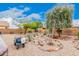 Landscaped backyard with desert plants and gravel at 37110 W Leonessa Ave, Maricopa, AZ 85138