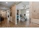Home office with a desk, chair, and artwork at 3841 E Patrick St, Gilbert, AZ 85295