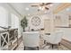 Home office featuring two chairs and a desk with ample workspace at 43459 N Terrace View Ave, San Tan Valley, AZ 85140