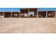 Multiple covered storage sheds and a large open area at 43459 N Terrace View Ave, San Tan Valley, AZ 85140