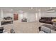 Spacious basement rec room, perfect for relaxing and entertaining at 521 E Lehi Rd, Mesa, AZ 85203