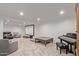 Finished basement with a home theater and plenty of space for relaxation at 521 E Lehi Rd, Mesa, AZ 85203