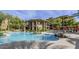 Expansive pool area with comfortable seating and landscaping at 5450 E Deer Valley Dr # 2198, Phoenix, AZ 85054