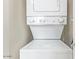 Stackable washer and dryer in a closet at 8700 E University Dr # 1315, Mesa, AZ 85207