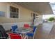Covered patio with table and chairs, ideal for outdoor dining at 8700 E University Dr # 1315, Mesa, AZ 85207