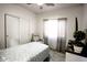 Bedroom with a double bed and chair at 968 W Breckenridge Ave, Gilbert, AZ 85233
