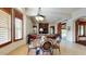 Charming breakfast nook features a wood table and chairs, perfect for casual dining at 11454 N 87Th Pl, Scottsdale, AZ 85260
