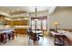 Breakfast nook kitchen with wood cabinets and granite countertops at 11454 N 87Th Pl, Scottsdale, AZ 85260