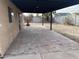 Covered patio with tile flooring and a large pot at 1508 E Todd E Dr, Tempe, AZ 85283
