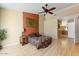 Main bedroom with ensuite bathroom and walk-in closet at 19504 N 88Th Dr, Peoria, AZ 85382