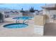 Relaxing community pool area featuring a pristine pool, hot tub, and comfortable lounge seating at 2929 E Broadway Rd # 44, Mesa, AZ 85204