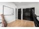 Bright bedroom with hardwood floors, closet, and ensuite bathroom at 36039 N 58Th St, Cave Creek, AZ 85331