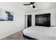 Bedroom featuring neutral colors, a ceiling fan, and an abundance of natural light at 36039 N 58Th St, Cave Creek, AZ 85331