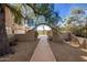 Landscaped front yard with walkway leading to the house at 36039 N 58Th St, Cave Creek, AZ 85331