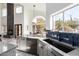 Modern kitchen features a large island, stainless steel appliances, and stylish cabinetry at 36039 N 58Th St, Cave Creek, AZ 85331