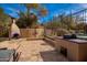 Outdoor patio with built-in barbecue and fireplace at 36039 N 58Th St, Cave Creek, AZ 85331