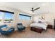 Bedroom with mountain views and comfortable seating area at 4401 E Sunset Dr, Phoenix, AZ 85028
