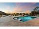 Inviting pool and patio with loungers and mountain views at 4401 E Sunset Dr, Phoenix, AZ 85028