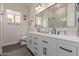 Clean bathroom with double sinks and modern fixtures at 4966 E Juana Ct, Cave Creek, AZ 85331