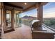 Spacious patio with grill and mountain views at 7060 N Hillside Dr, Paradise Valley, AZ 85253