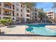 Inviting community pool and spa with surrounding landscaping at 7291 N Scottsdale Rd # 2009, Paradise Valley, AZ 85253