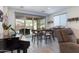 Bright dining area with sliding glass doors leading to the backyard at 809 W Palo Verde Dr, Casa Grande, AZ 85122