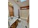 Bathroom with shower/tub combo and vanity at 8500 E Southern Ave # 405, Mesa, AZ 85209