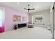 Bright bedroom with window seat and neutral decor at 9045 E Chino Dr, Scottsdale, AZ 85255