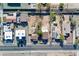 Aerial view showing property location and surrounding buildings at 1021 E Roosevelt St, Phoenix, AZ 85006