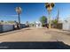Large backyard with ample space and two palm trees at 1021 E Roosevelt St, Phoenix, AZ 85006