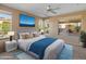 Bright bedroom with large windows and neutral decor at 12750 W Jasmine Trl, Peoria, AZ 85383
