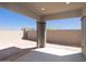 This home has a covered patio with desert landscaping and a block wall at 1436 E Cherrywood Pl, Chandler, AZ 85249