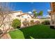 Artificial turf lawn and landscape in backyard at 21056 E Avenida Del Valle --, Queen Creek, AZ 85142