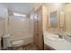 Clean bathroom with a shower/tub combo and vanity at 215 N Power Rd # 440, Mesa, AZ 85205