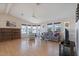 Bright living room with hardwood floors and large windows at 215 N Power Rd # 440, Mesa, AZ 85205