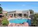 Backyard oasis with a large pool and spa at 4808 N Litchfield E Knl, Litchfield Park, AZ 85340