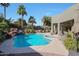 Stunning pool and spa with a rock waterfall at 4808 N Litchfield E Knl, Litchfield Park, AZ 85340