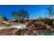 Relax in the hot tub with a waterfall feature and city views at 5316 E Valle Vista Rd, Phoenix, AZ 85018