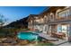 Resort-style pool and spa with city views at 5316 E Valle Vista Rd, Phoenix, AZ 85018