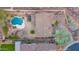 House and pool aerial view at 6216 W Molly Dr, Phoenix, AZ 85083