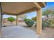 Covered patio provides shaded outdoor space at 6216 W Molly Dr, Phoenix, AZ 85083