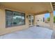 Covered patio with access door to backyard at 6216 W Molly Dr, Phoenix, AZ 85083