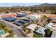 Aerial view showing the property's location near schools and amenities at 6547 N 3Rd Ave, Phoenix, AZ 85013