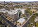 Aerial view showing apartment building's location and surrounding cityscape at 914 E Osborn Rd # 208, Phoenix, AZ 85014