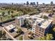 Aerial view of building and surrounding golf course at 914 E Osborn Rd # 208, Phoenix, AZ 85014