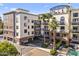 Aerial view of building, pool, and parking at 914 E Osborn Rd # 208, Phoenix, AZ 85014
